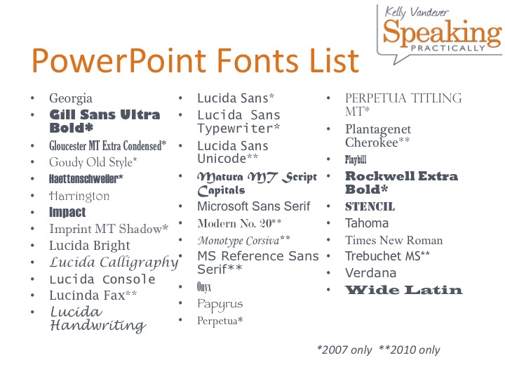 download font powerpoint mac